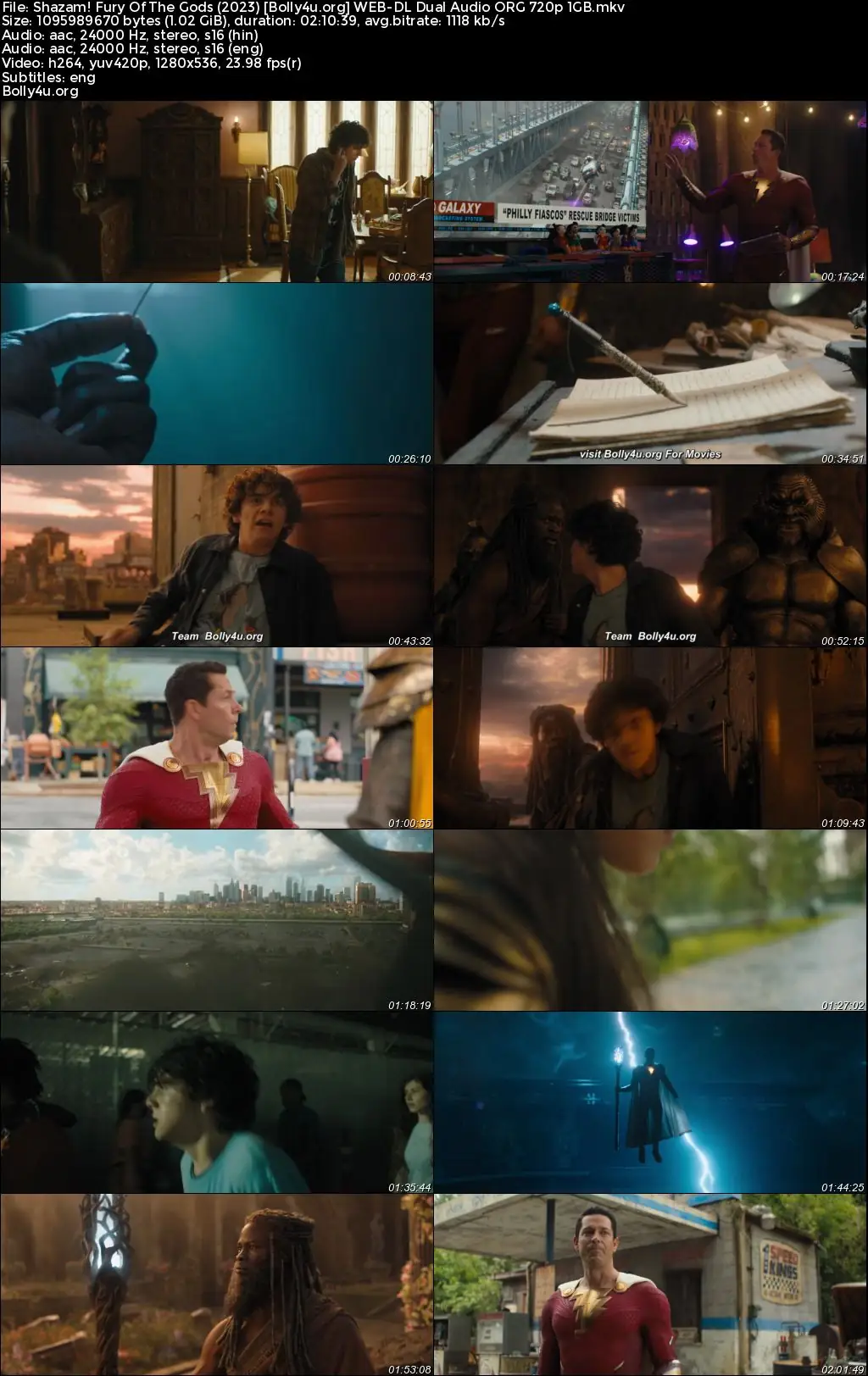 Shazam Fury of the Gods 2023 WEB-DL Hindi Dual Audio ORG Full Movie Download 1080p  720p  480p