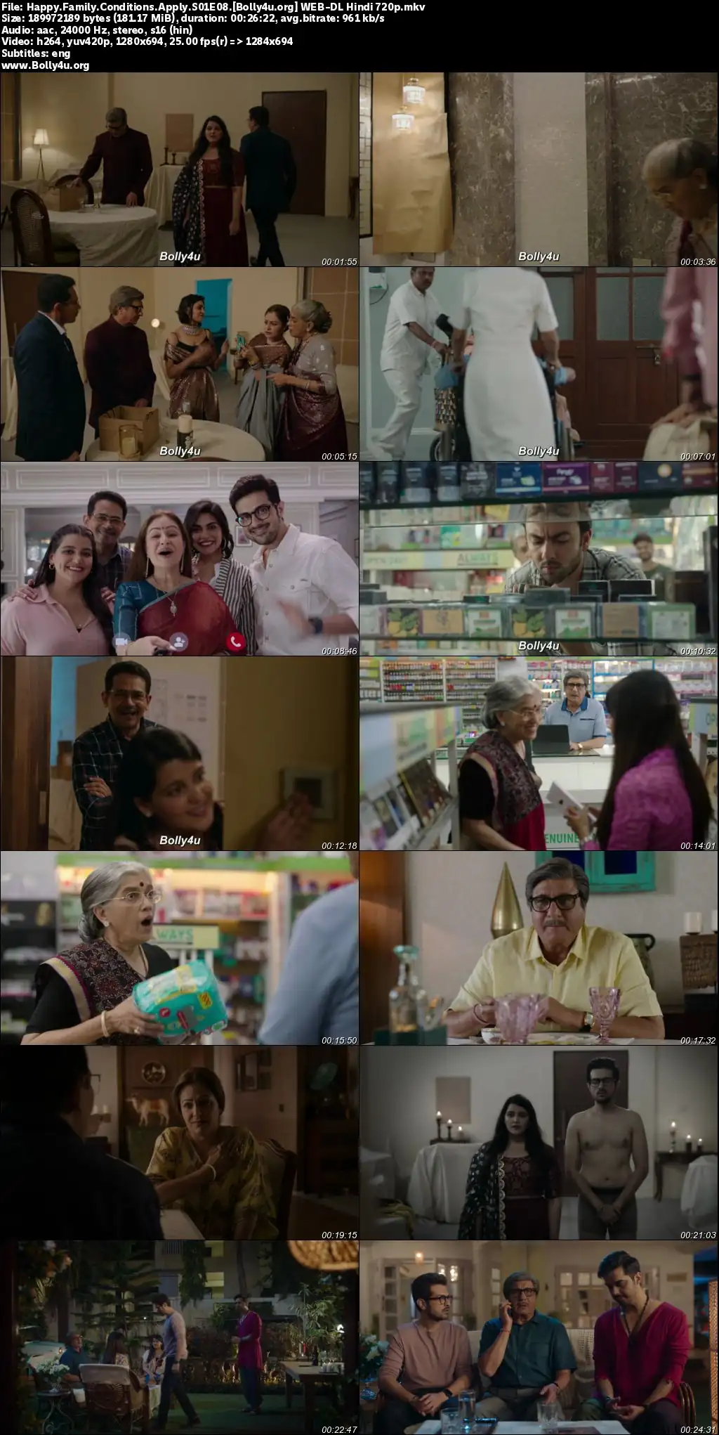Happy Family Conditions Apply 2023 WEB-DL Hindi S01 Complete Download 720p  480p