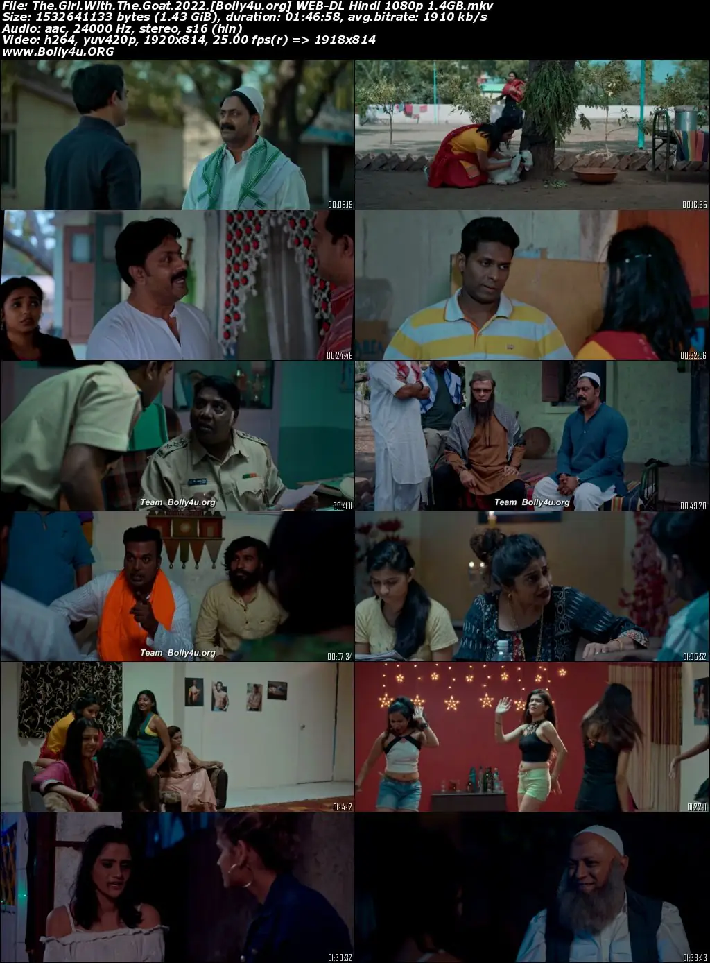 The Girl With The Goat 2022 WEB-DL Hindi Full Movie Download 1080p  720p  480p