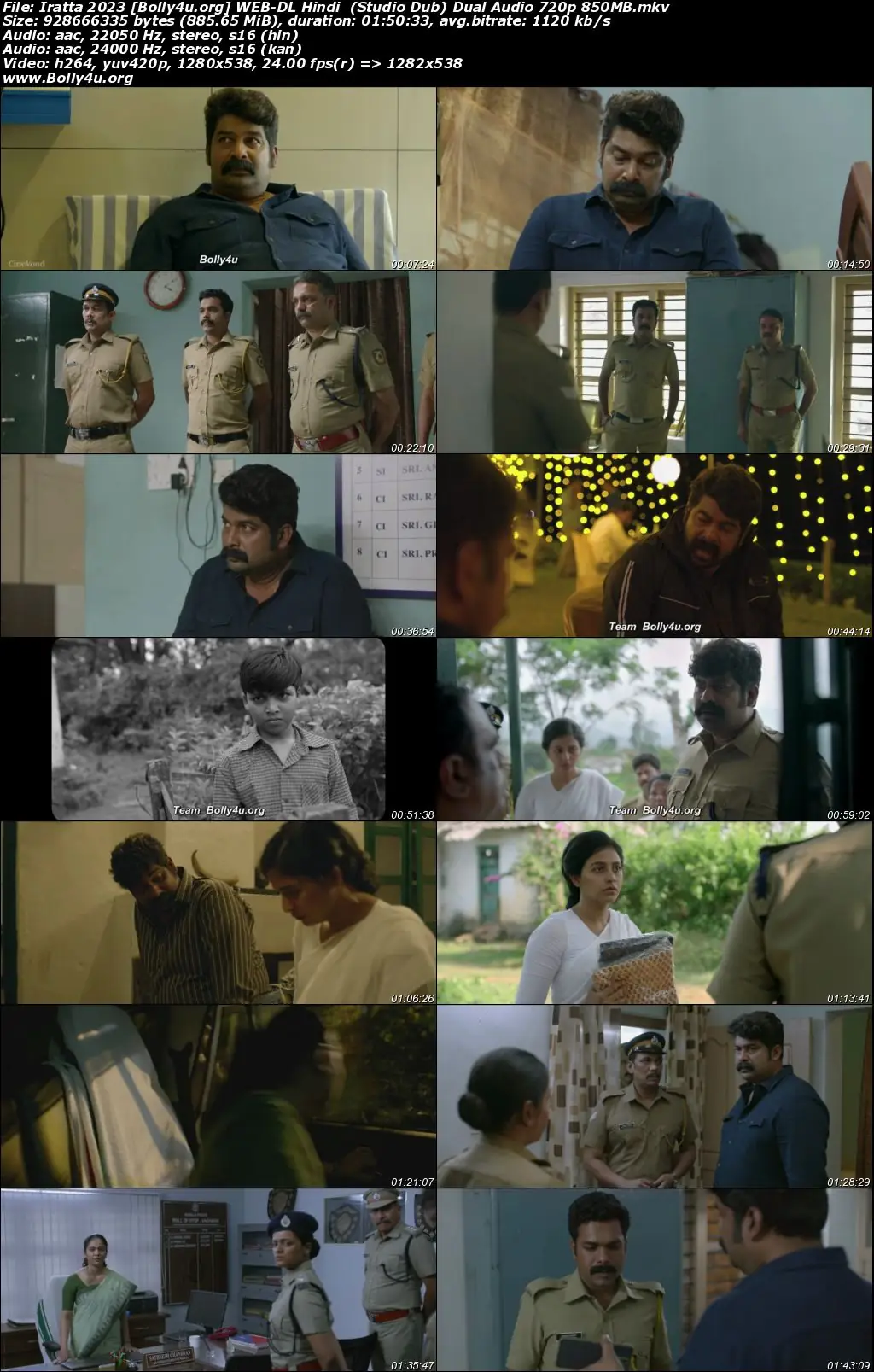 Iratta 2023 WEB-DL Hindi (Studio Dub) Dual Audio Full Movie Download 1080p  720p  480p