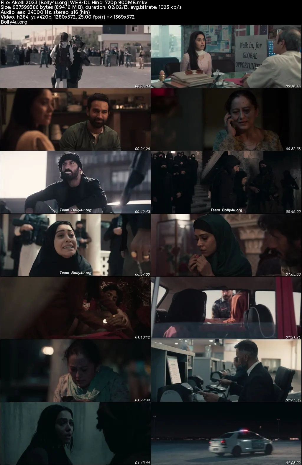 Akelli 2023 WEB-DL Hindi Full Movie Download 1080p  720p  480p