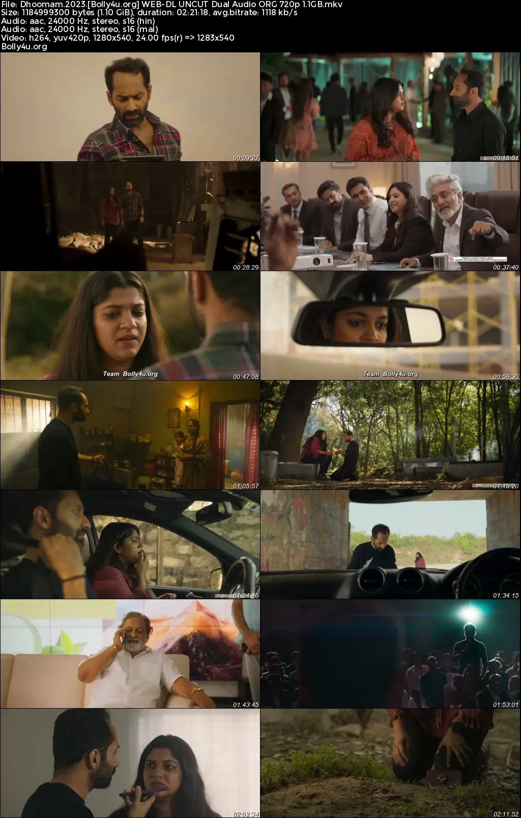 Dhoomam 2023 WEB-DL UNCUT Hindi Dual Audio ORG Full Movie Download 1080p  720p  480p