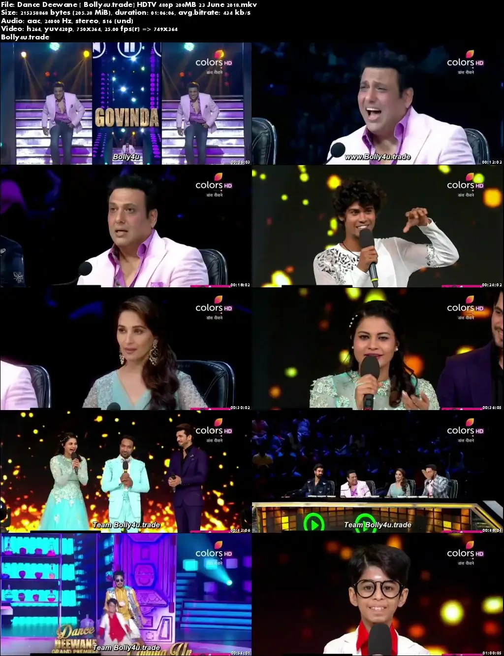Dance Deewane HDTV 480p 200MB 23 June 2018 Download