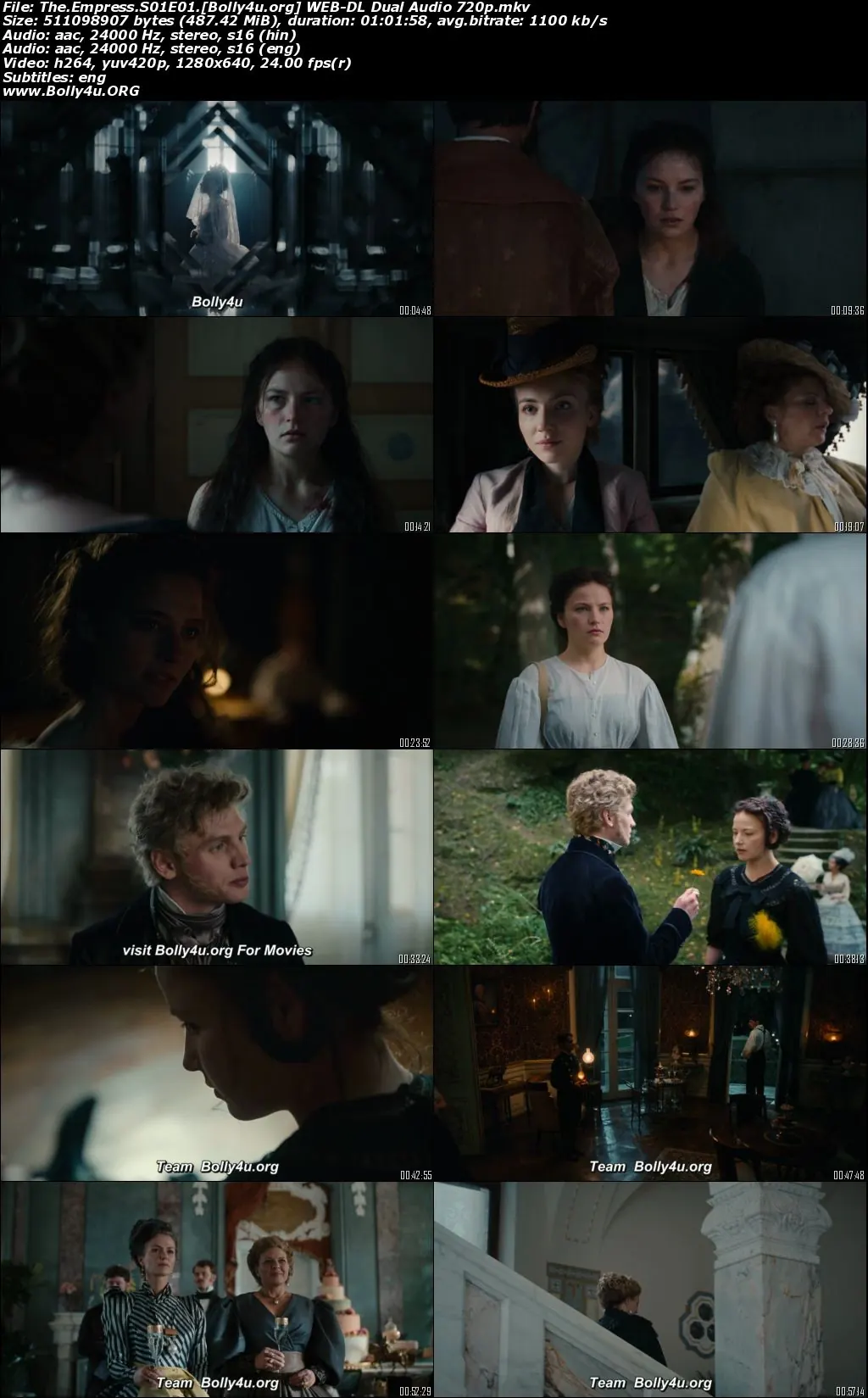 The Empress 2022 WEB-DL Hindi Dual Audio ORG S01 Complete Download 720p  480p