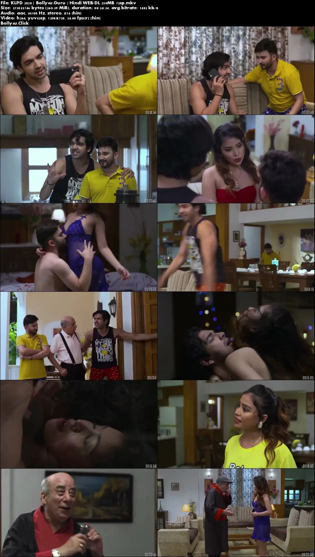KLPD 2020 WEB-DL 250Mb Hindi 720p Download