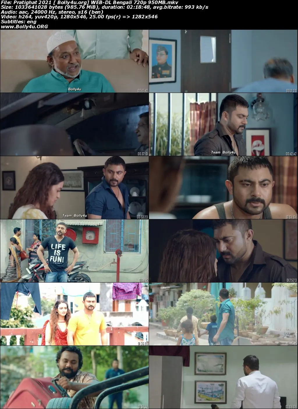 Pratighat 2021 WEB-DL 950Mb Bengali 720p ESub Download