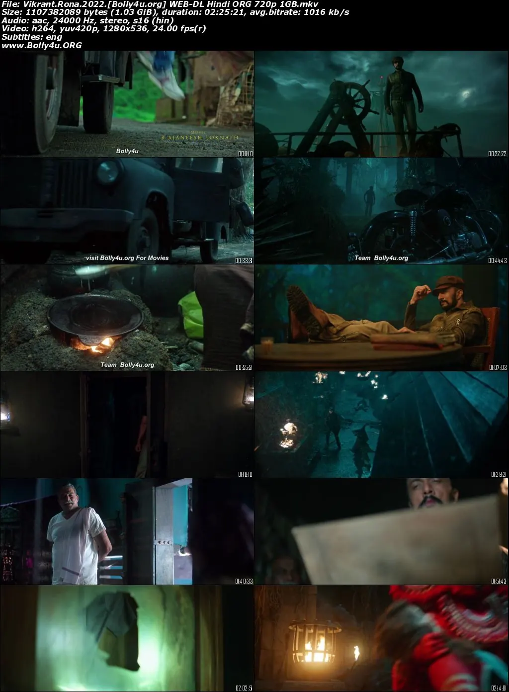 Vikrant Rona 2022 WEB-DL Hindi Dubbed ORG Full Movie Download 1080p  720p  480p