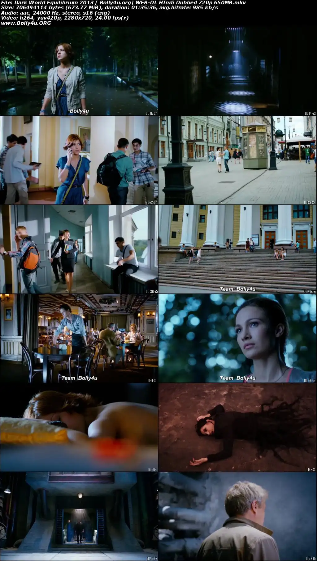 Dark World Equilibrium 2013 WEB-DL 300Mb Hindi Dubbed 480p Download