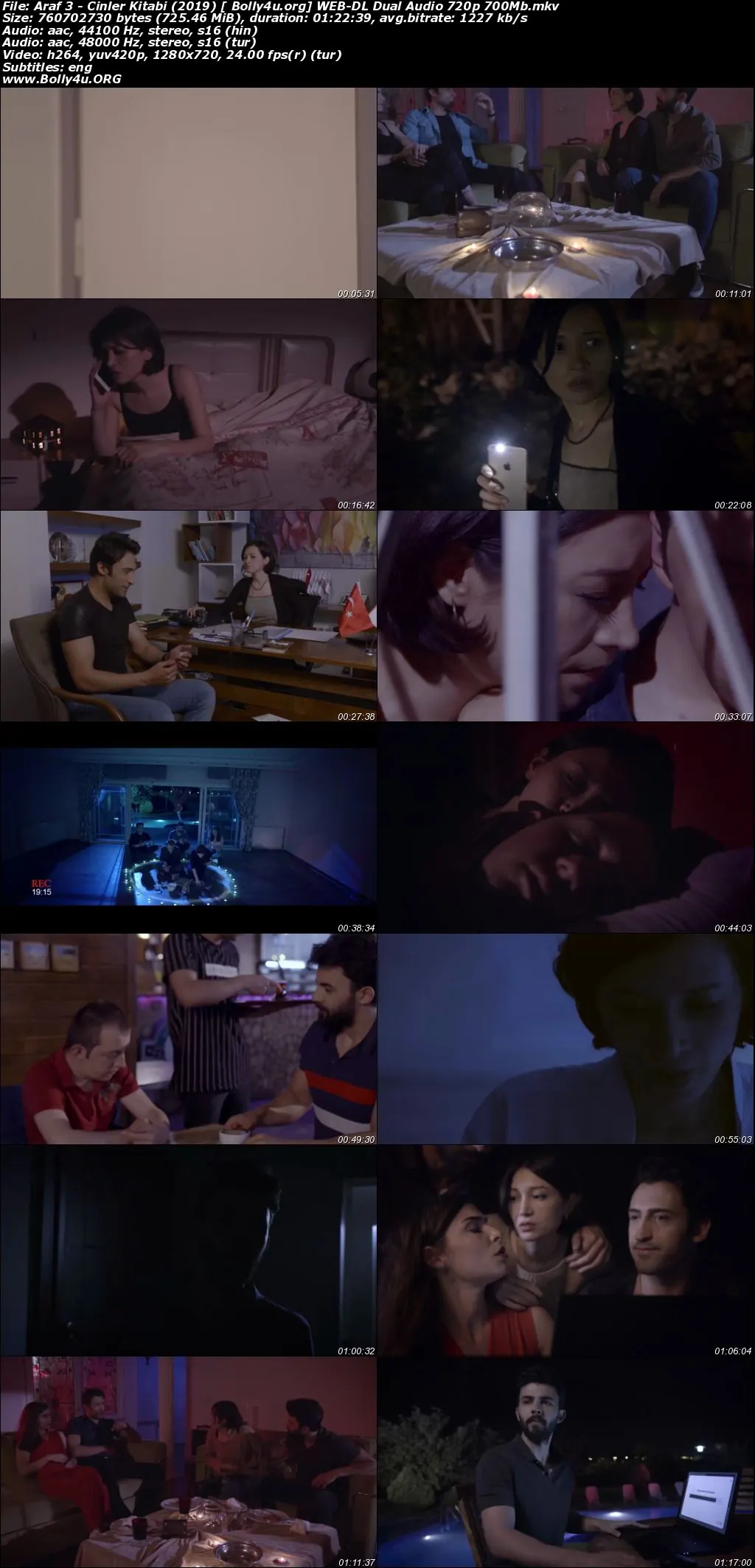 Araf 3 Cinler Kitabi 2019 WEB-DL 700Mb Hindi Dual Audio 720p Download