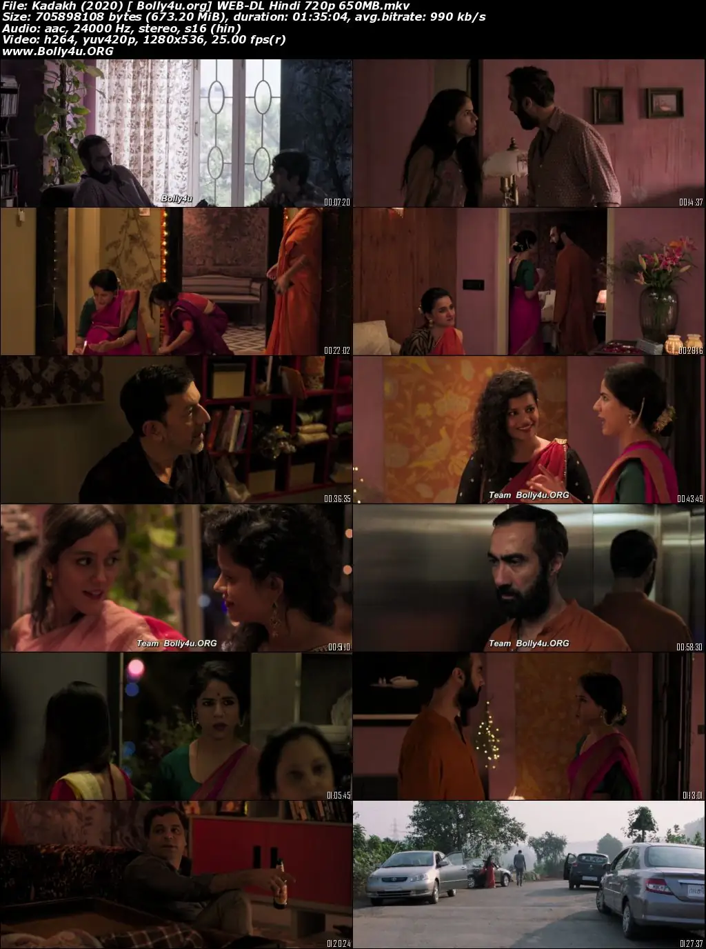 Kadakh 2020 WEB-DL 650Mb Hindi Movie Download 720p