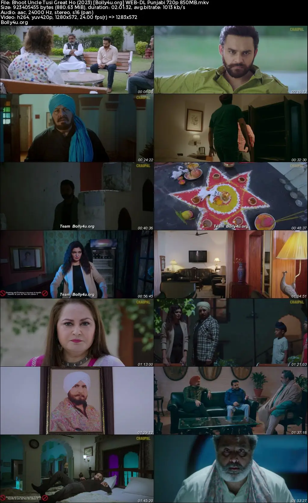Bhoot Uncle Tusi Great Ho 2023 WEB-DL Punjabi Full Movie Download 1080p  720p  480p