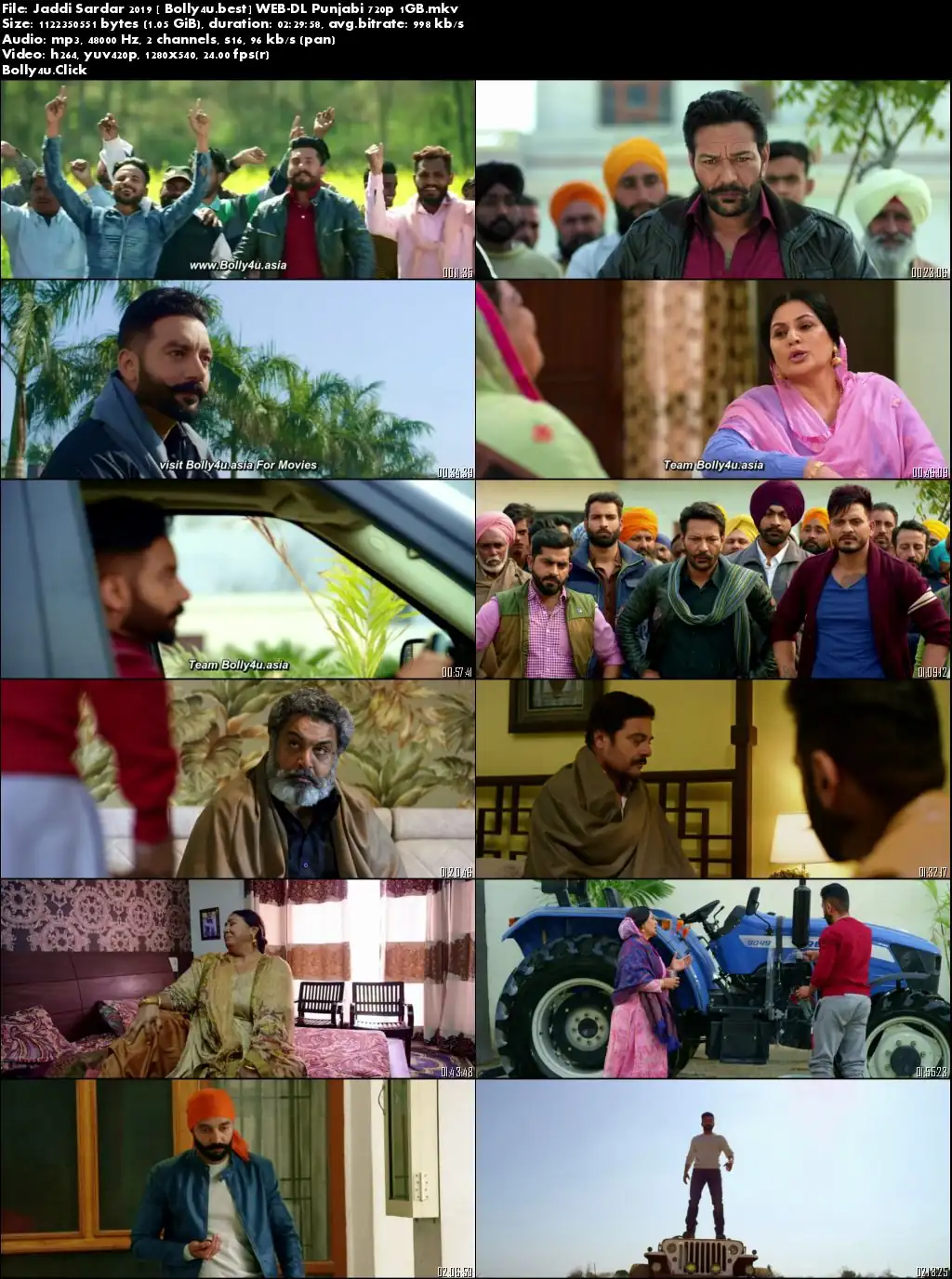 Jaddi Sardar 2019 WEB-DL 450MB Punjabi 480p Download
