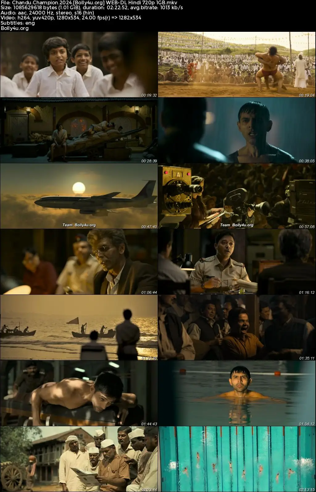 Chandu Champion 2024 WEB-DL Hindi Full Movie Download 1080p  720p  480p