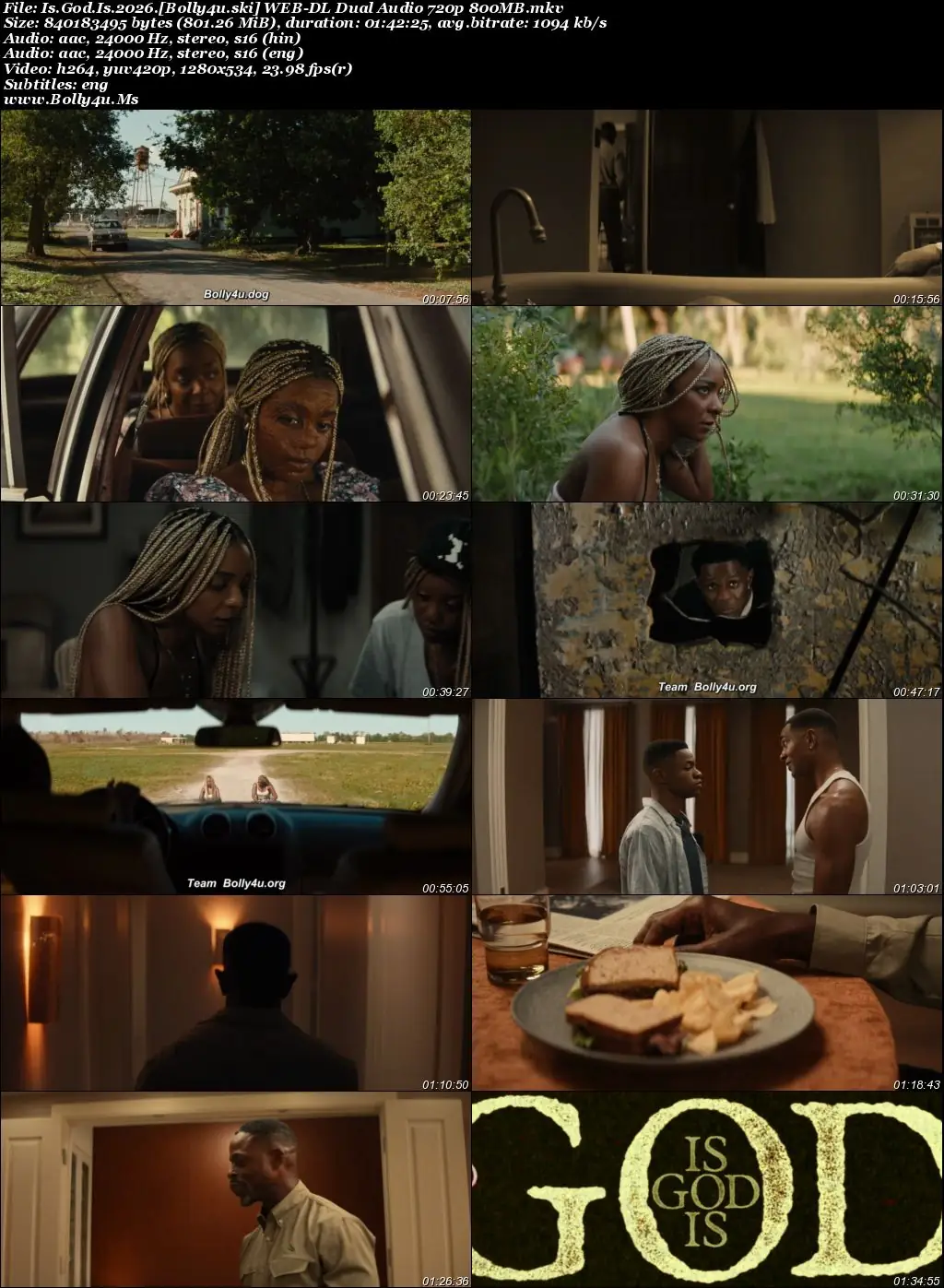 Is God Is 2026 WEB-DL Hindi Dual Audio ORG Full Movie Download 1080p  720p  480p