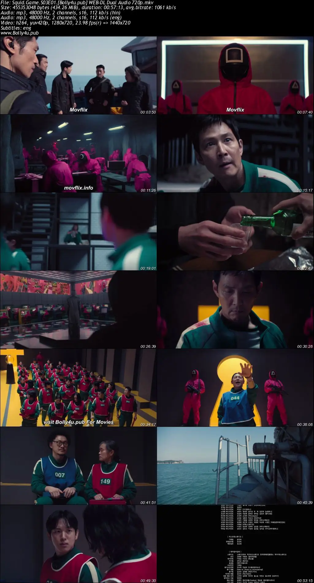 Squid Game 2025 WEB-DL Hindi Dual Audio ORG S03 Complete Download 720p  480p
