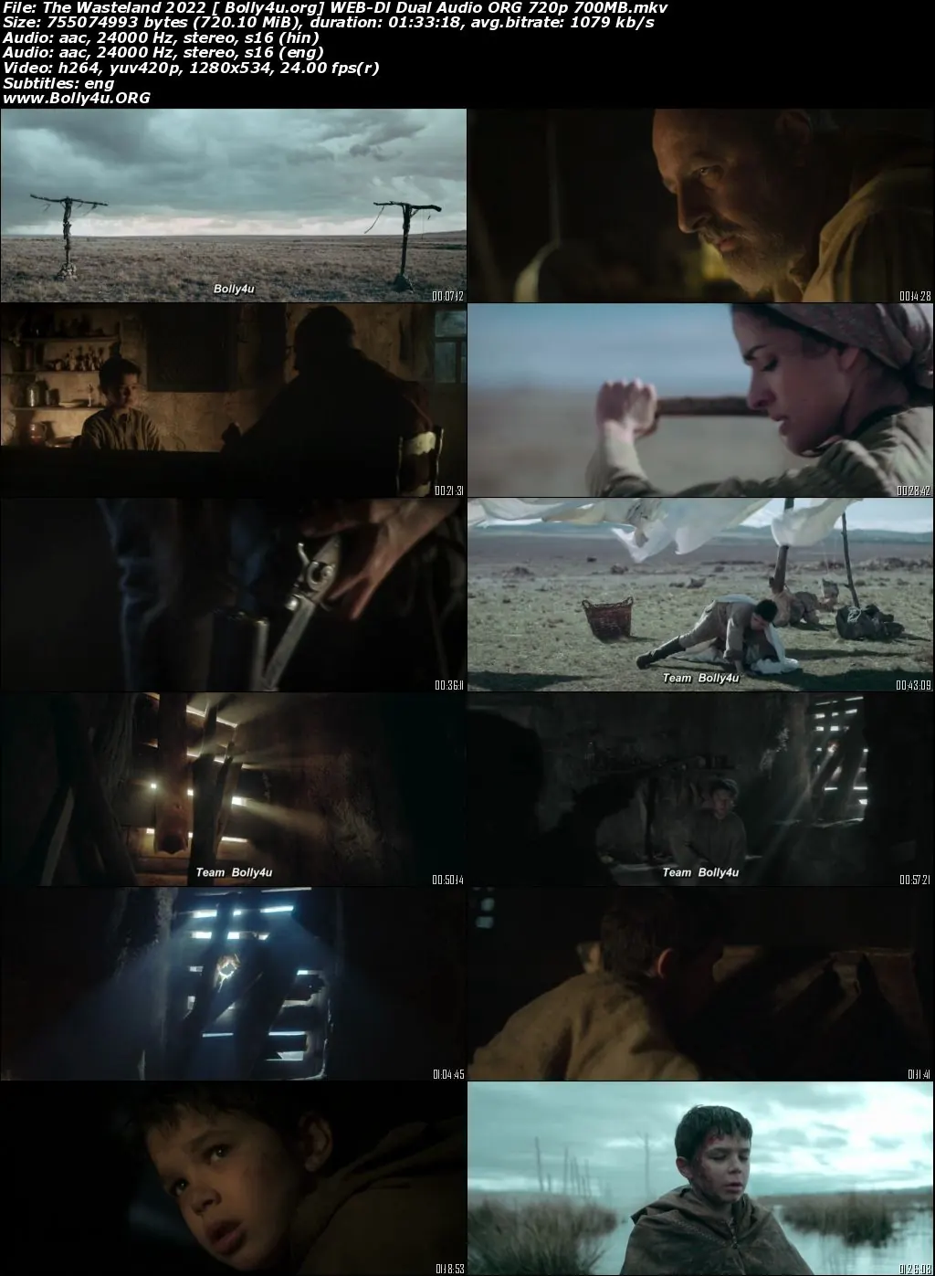 The Wasteland 2022 WEB-DL 700Mb Hindi Dual Audio ORG 720p Download