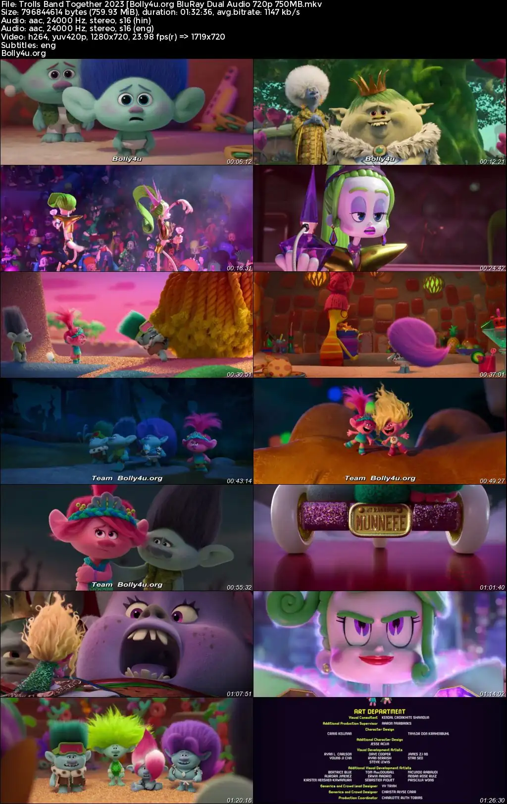 Trolls Band Together 2023 WEB-DL Hindi Dual Audio ORG Full Movie Download 1080p  720p  480p