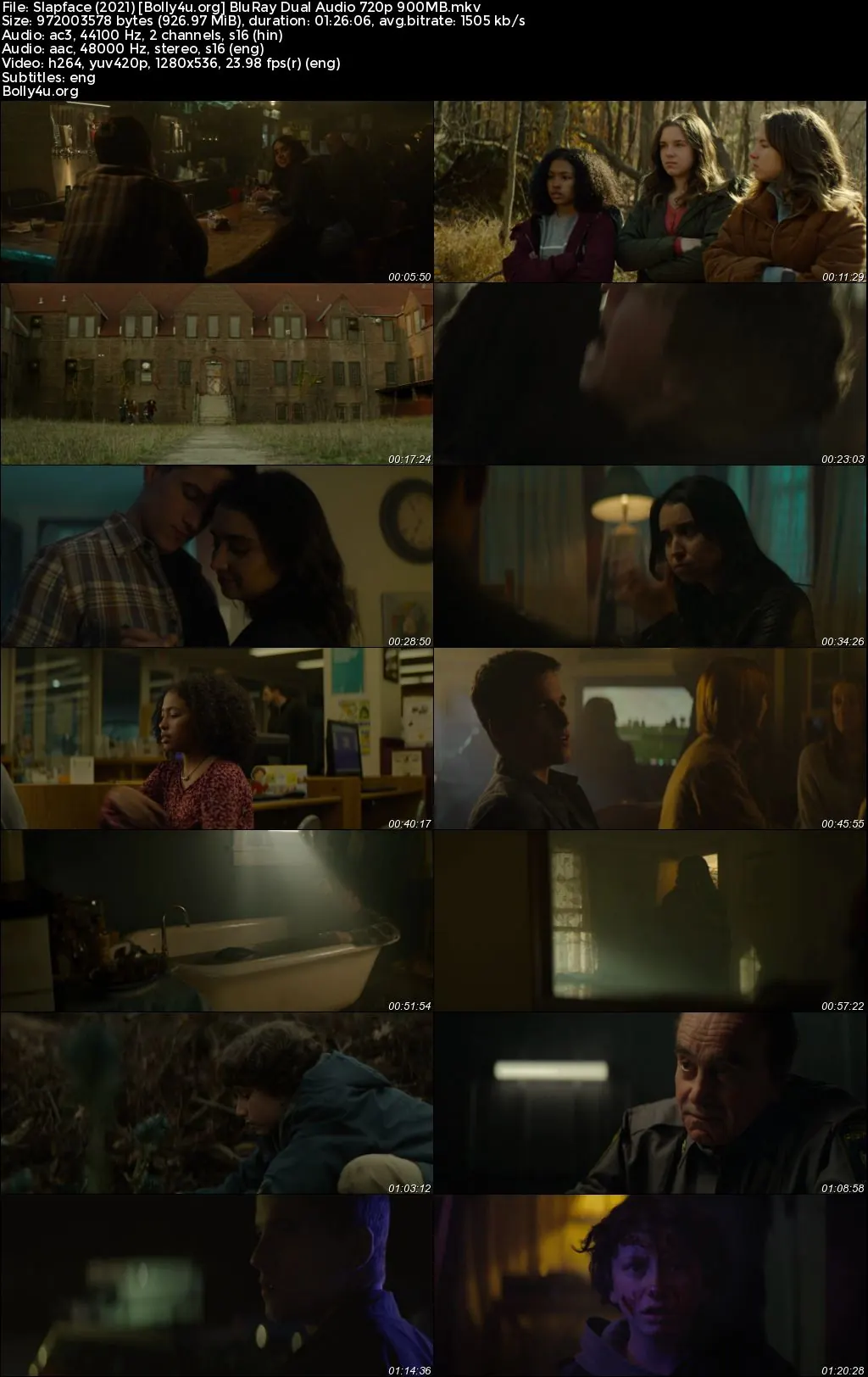Slapface 2021 BluRay Hindi Dual Audio Full Movie Download 720p  480p