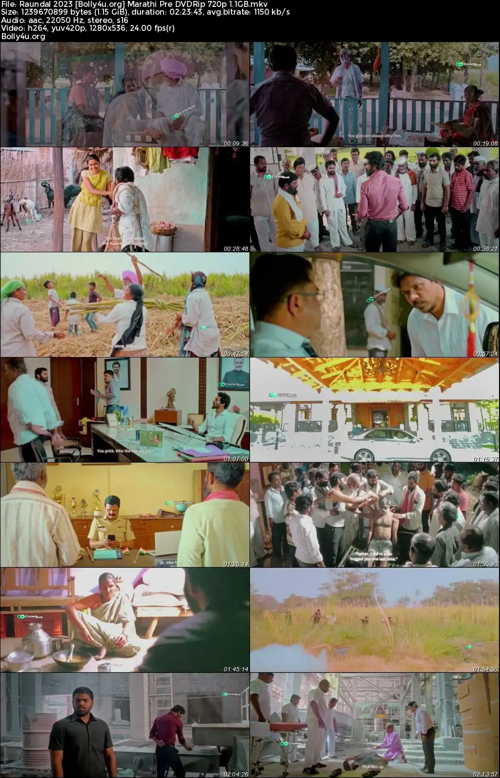 Raundal 2023 Pre DVDRip Marathi Full Movie Download 720p  480p