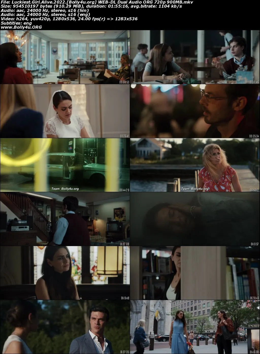 Luckiest Girl Alive 2022 WEB-DL Hindi Dual Audio ORG Full Movie Download 1080p  720p  480p