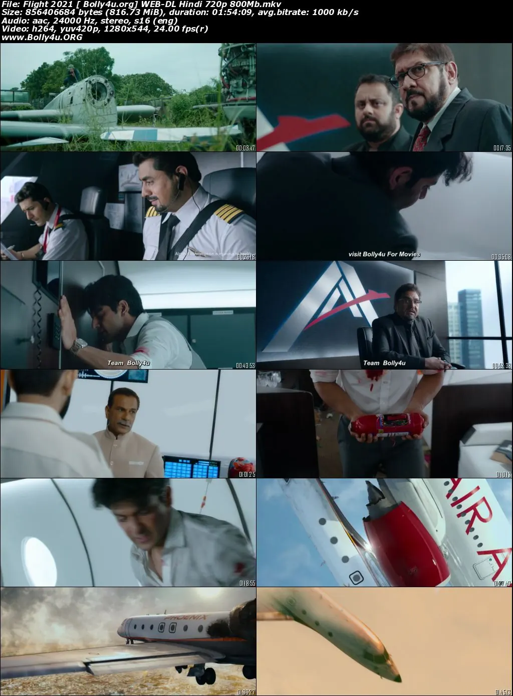 Flight 2021 WEB-DL 300MB Hindi Movie Download 480p