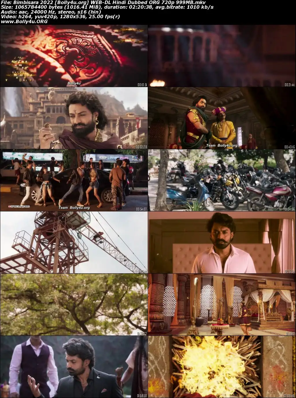 Bimbisara 2022 WEB-DL Hindi Dubbed ORG Full Movie Download 1080p  720p  480p