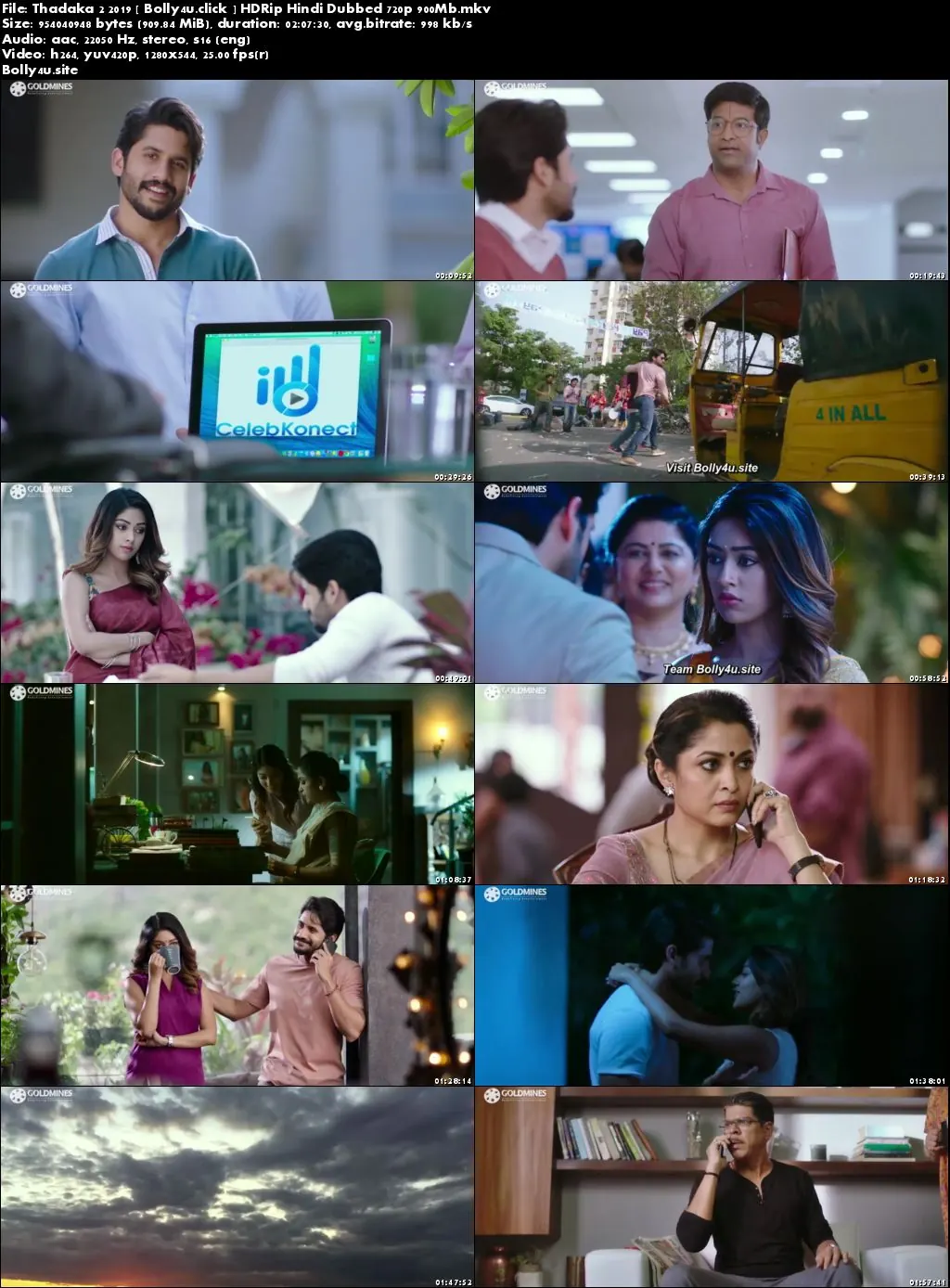 Thadaka 2 2019 HDRip 900Mb Hindi Dubbed 720p Download