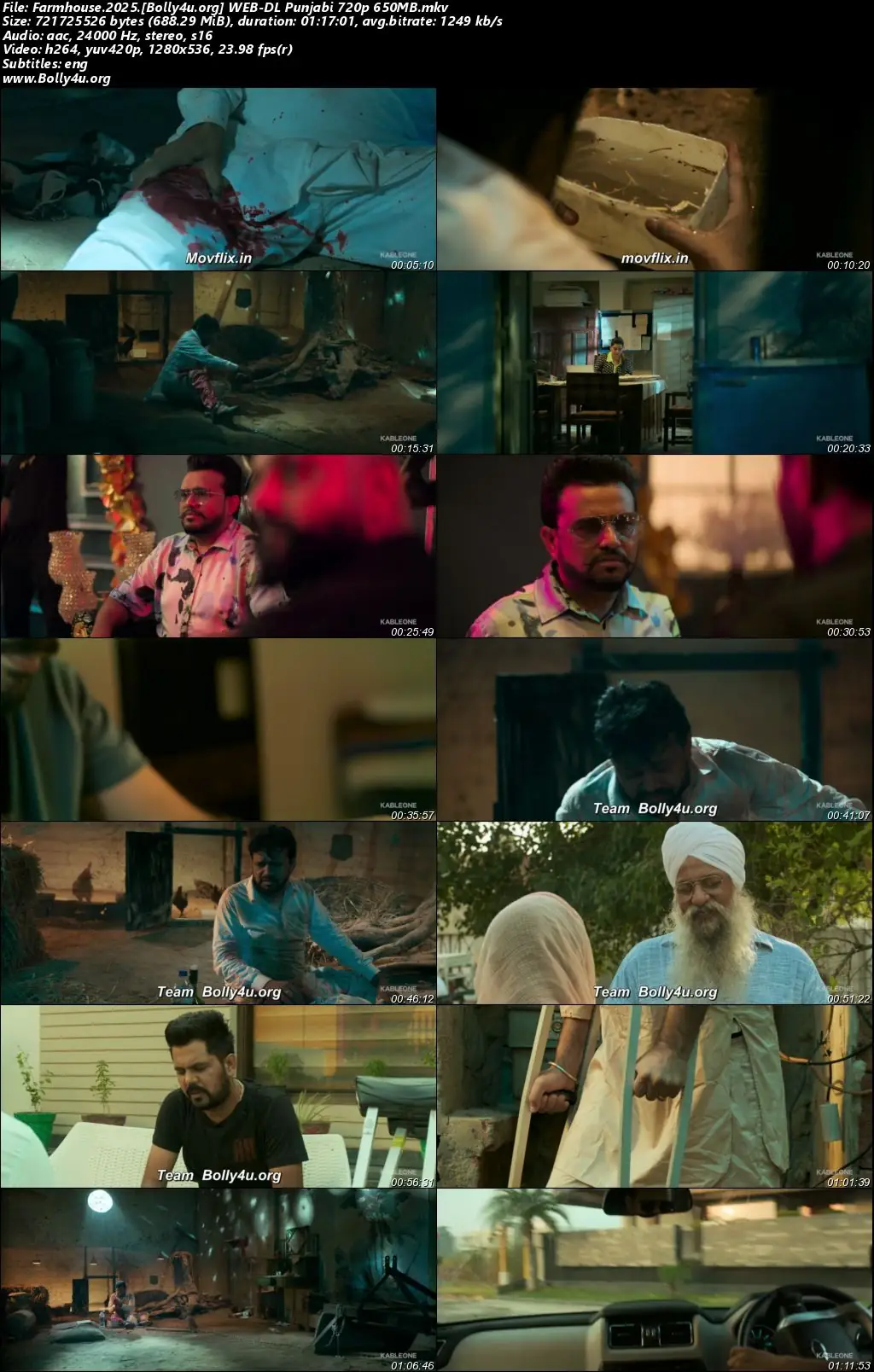 Farmhouse 2025 WEB-DL Punjabi Full Movie Download 1080p  720p  480p