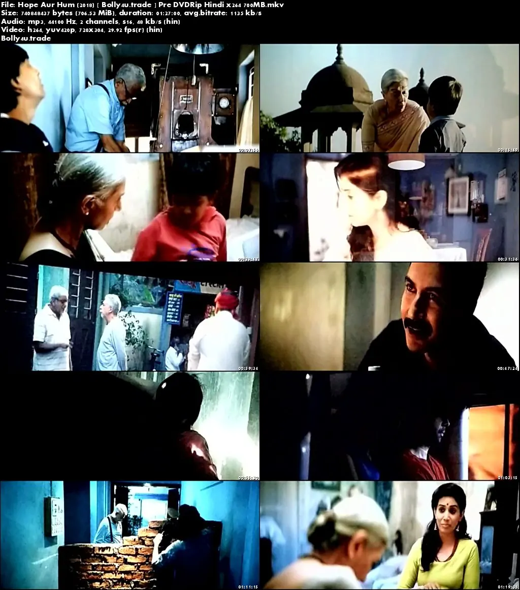 Hope Aur Hum 2018 Pre DVDRip 700MB Full Hindi Movie Download x264