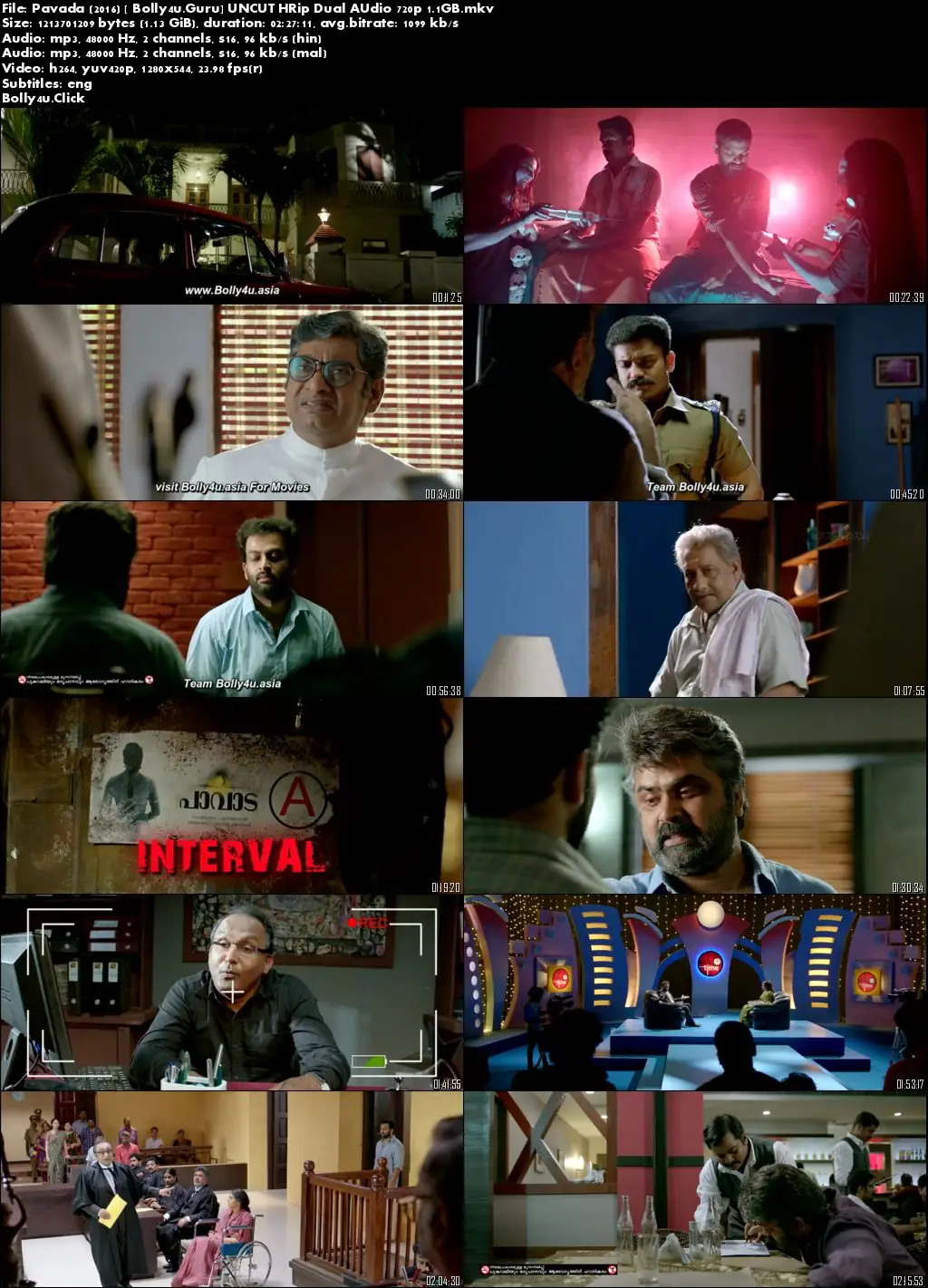 Pavada 2016 HDRip 1.1GB UNCUT Hindi Dual Audio 720p Download