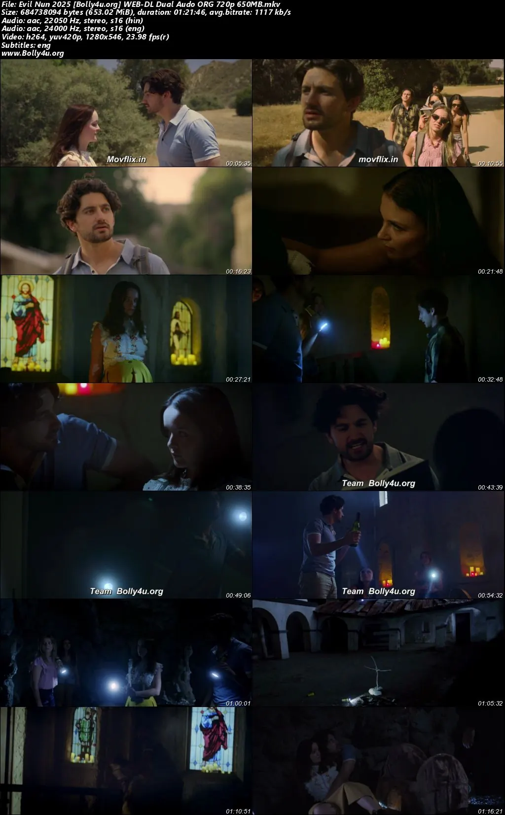 Evil Nun 2025 WEB-DL Hindi Dual Audio ORG Full Movie Download 1080p  720p  480p