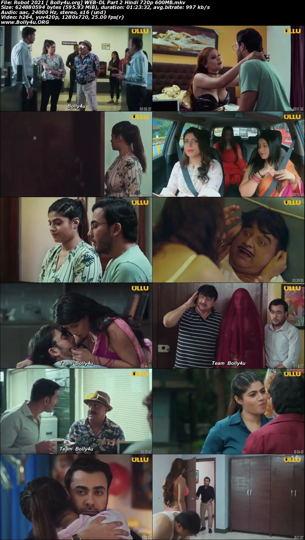 Robot 2021 WEB-DL 270MB Hindi Part 02 ULLU 480p Download