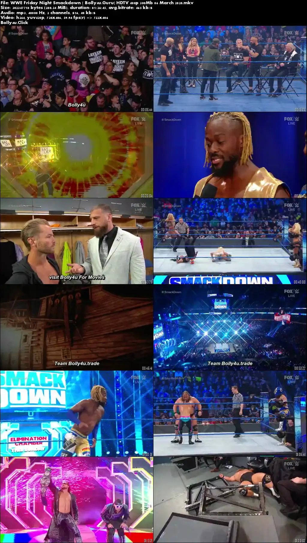 WWE Friday Night Smackdown HDTV 480p 300Mb 06 March 2020 Download WWE Friday Night Smackdown HDTV 480p 300Mb 06 March 2020 Download