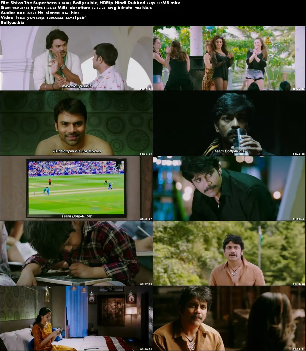 Shiva The Superhero 3 2018 HDRip 300Mb Hindi Dubbed 480p Download