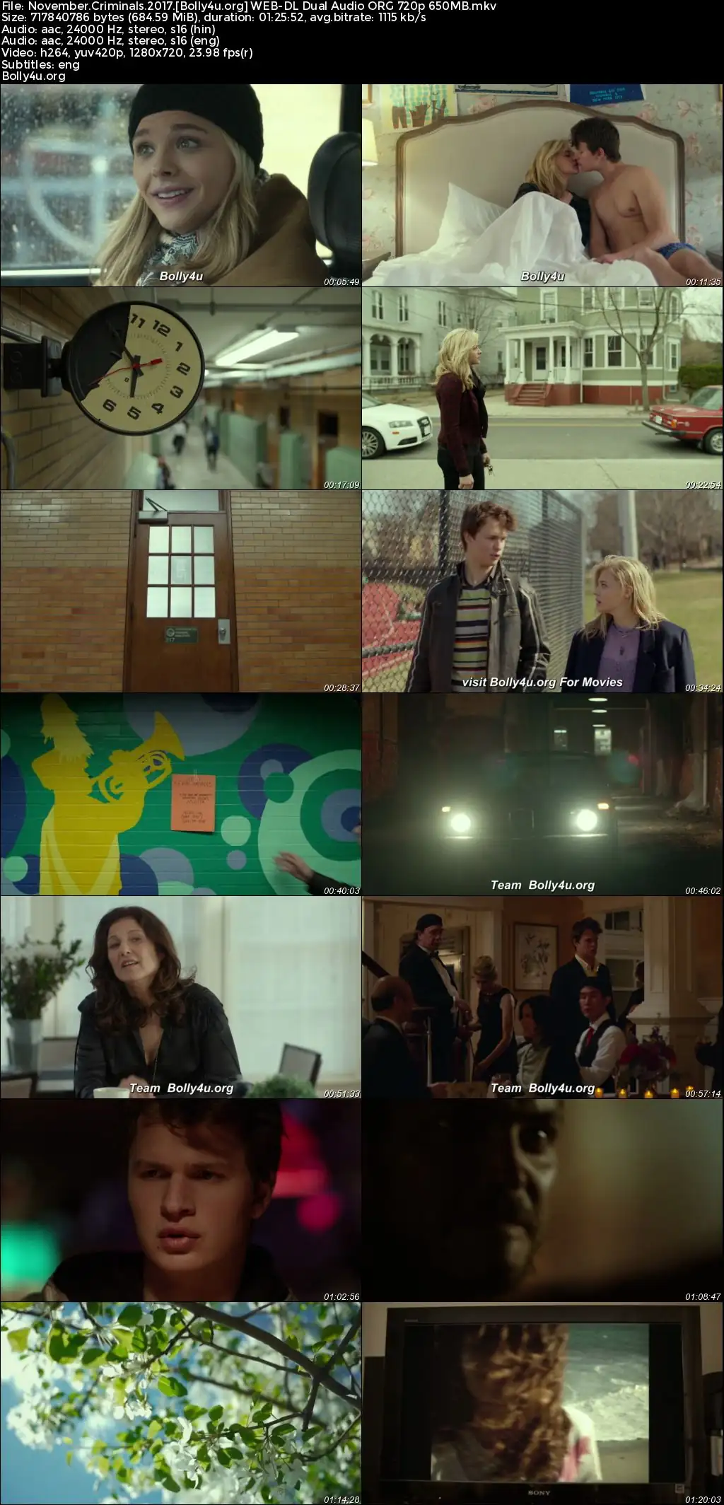 November Criminals 2017 WEB-DL Hindi Dual Audio ORG Full Movie Download 1080p  720p  480p