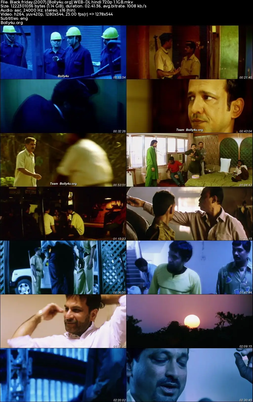 Black Friday 2004 WEB-DL Hindi Full Movie Download 1080p  720p  480p