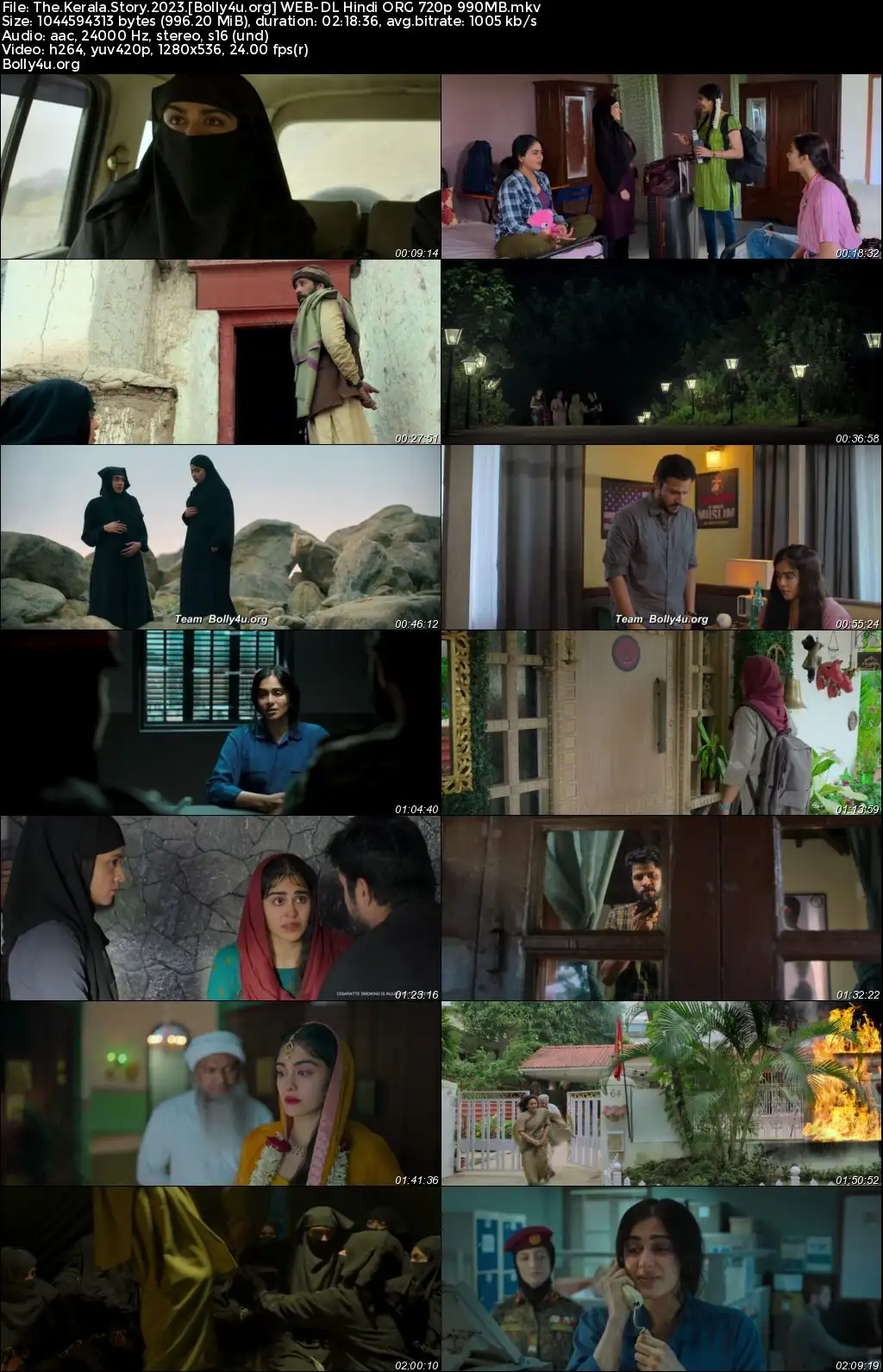 The Kerala Story 2023 WEB-DL Hindi Full Movie Download 1080p  720p  480p