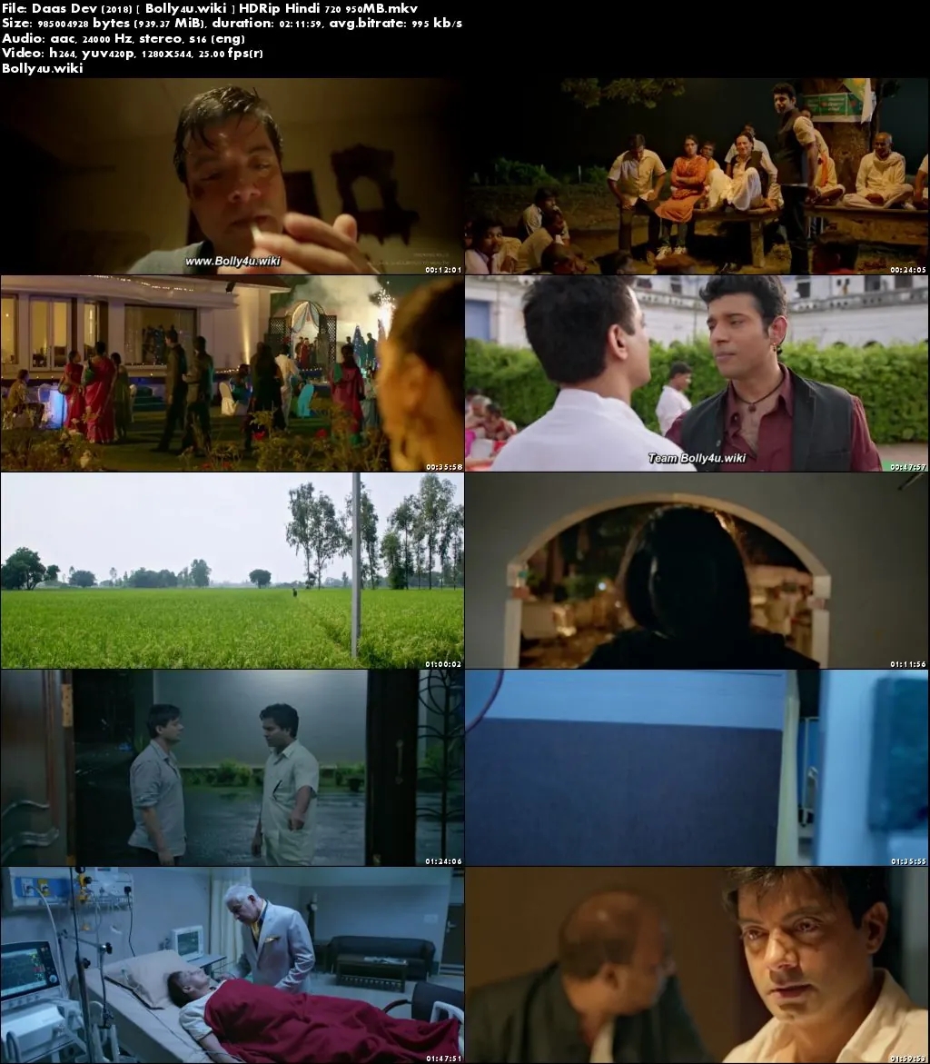 Daas Dev 2018 HDRip 350MB Full Hindi Movie Download 480p