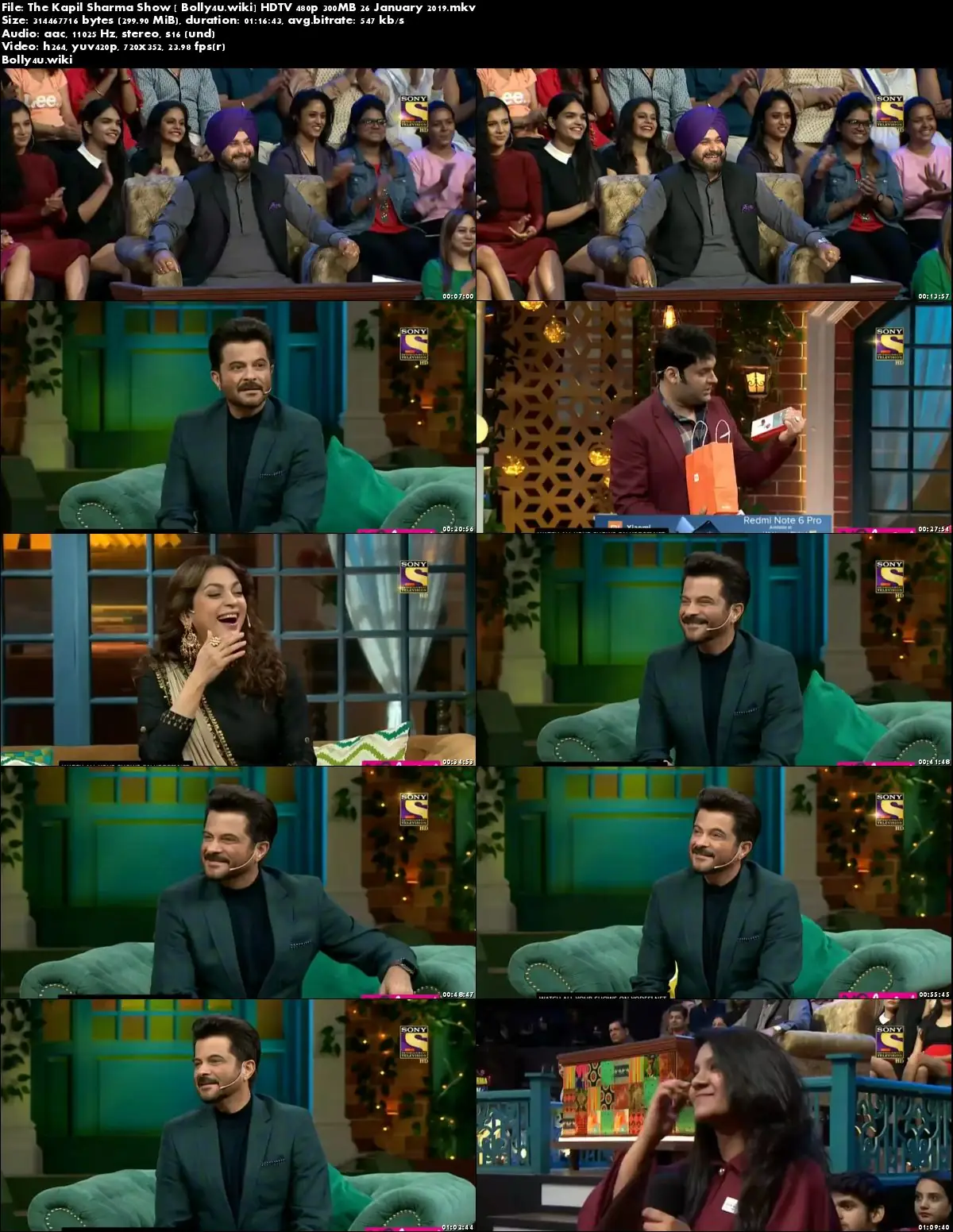 The Kapil Sharma Show HDTV 480p 300MB 27 January 2019 Download