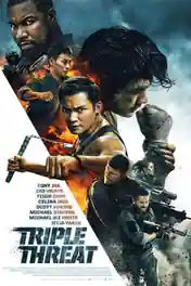 Triple Threat 2019 WEB-DL 300MB English 480p poster | Bolly4u Official