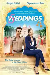 5 Weddings 2018 Pre DVDRip 300Mb Full Hindi Movie Download 480p poster | Bolly4u Official