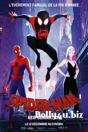 Spider-Man Into the Spider-Verse 2018 HDCAM 350Mb Hindi Dual Audio 480p poster | Bolly4u Official