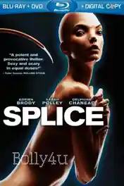 Splice 2009 BRRip 300Mb Hindi Dual Audio 480p poster | Bolly4u Official