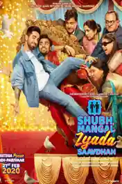 Shubh Mangal Zyada Saavdhan 2020 Pre DVDRip 1.1GB Hindi 720p poster | Bolly4u Official