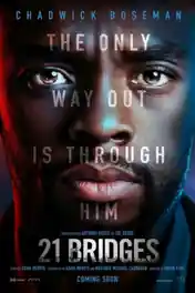 21 Bridges 2019 WEB-DL 300Mb English 480p ESub poster | Bolly4u Official