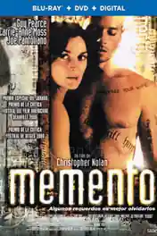 Memento 2000 BRRip 350Mb Hindi Dual Audio 480p poster | Bolly4u Official