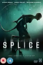 Splice 2009 BRRip 300MB UNRATED Hindi Dual Audio 480p poster | Bolly4u Official