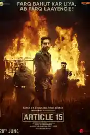 Article 15 2019 Pre DVDRip 300Mb Hindi 480p poster | Bolly4u Official