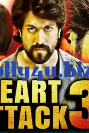 Heart Attack 3 2018 HDRip 350Mb Full Hindi Dubbed Movie Download 480p poster | Bolly4u Official