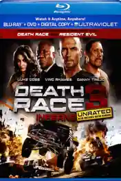 Death Race 3 Inferno 2013 BRRip 300Mb Hindi Dual Audio 480p poster | Bolly4u Official